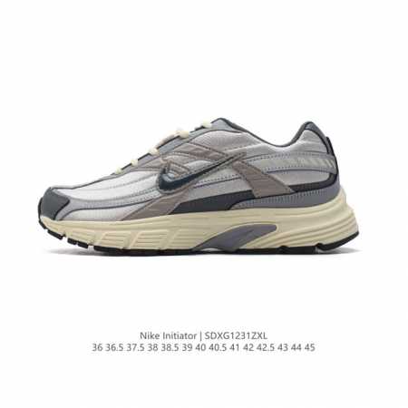 真标 Ins爆火全新韩系古着风，回味经典 Nike 耐克initiator Running创始者系列复古厚底增高老爹休闲运动舒适跑鞋。 尺码: 36-45含半码 - 点击图像关闭