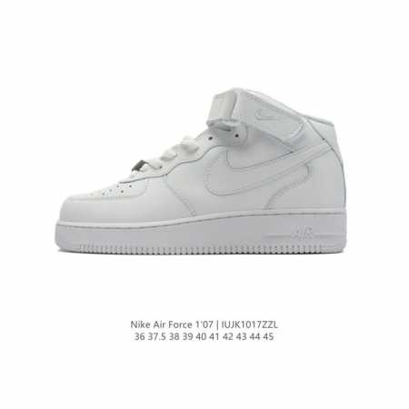 Nk Air Force 7 Mid AF1耐克 空军一号 AF1 中帮 魔术贴 厚底增高运动板鞋 原楦头原纸板 打造纯正空军版型。专注外贸渠道 全掌内置蜂窝气 - 点击图像关闭