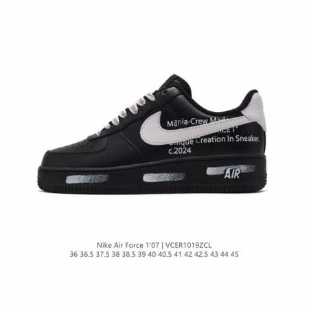 耐克 Nike Air Force 1 '07 Low 空军一号含气垫 低帮百搭厚底增高休闲运动板鞋。柔软、弹性十足的缓震性能和出色的中底设计，横跨复古与现代的 - 点击图像关闭