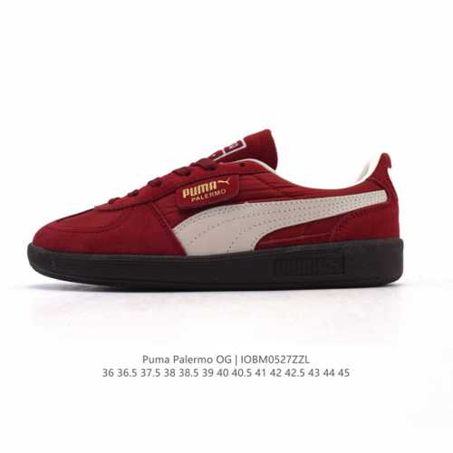 彪马puma palermo Og 防滑耐磨低帮德训板鞋 男女运动鞋 Army Trainer Og休闲鞋沿用德训鞋经典外观 鞋身和鞋舌分别添加了品牌标志性 L