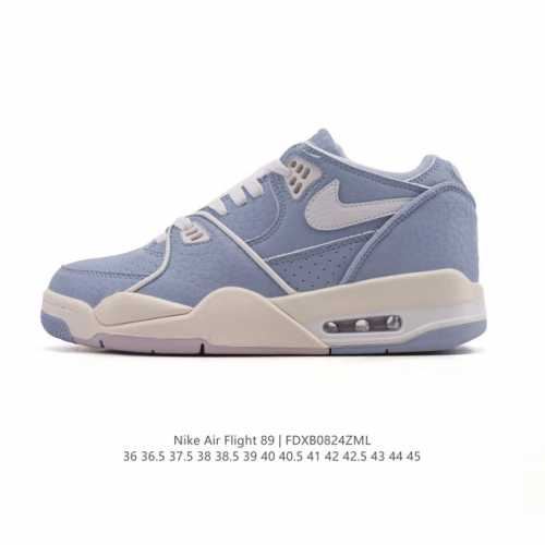 超酷Nike Air Flight 89气垫鞋Aj4简版低帮 兄弟款篮球鞋男女运动鞋。Air Jordan 4 的 “孪生兄弟” Nike Air Flight