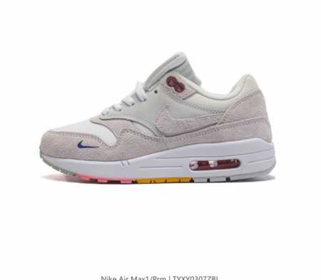 耐克 Nike Air Max 1 Prm 男女子气垫缓震慢跑鞋 复古厚底增高运动鞋 从法国建筑中汲取设计灵感 兼具运动风范和时尚格调 是此系列起初搭载 Air - 点击图像关闭