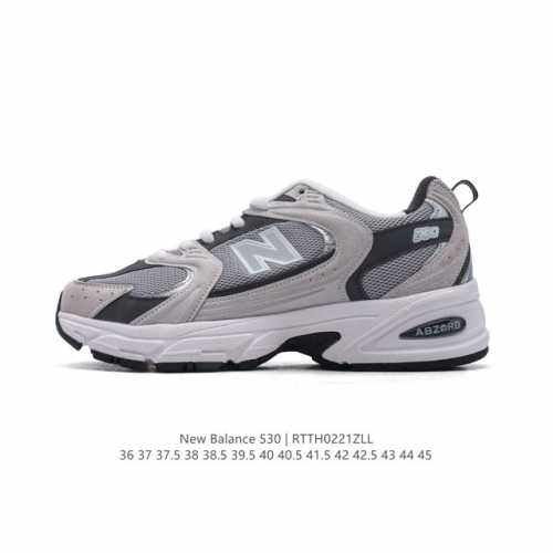 真标 新百伦 Nb530 New Balance 530 复跑古鞋 厚底增高老爹鞋 缓震运动慢跑鞋。Nb530这鞋双确实是Nb家经复典古款式之一，以全科新技诠释