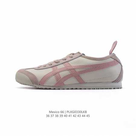 Asics 亚瑟士 男女鞋真标半码制 配足弓鞋垫 日产经典老牌-鬼塚虎 Onitsuka Tiger Mexico 66经典墨西哥系列复古经典百搭板鞋休闲运动鞋 - 点击图像关闭