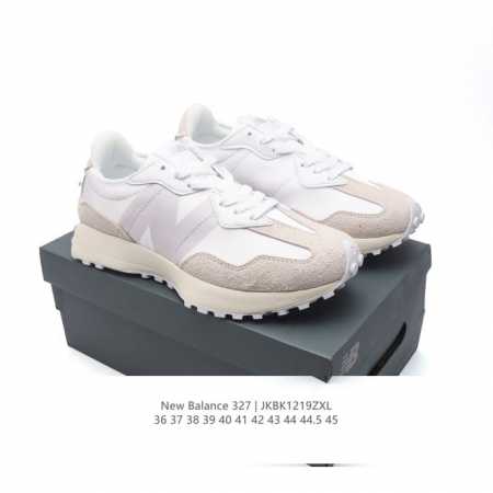 真标 Nb 新百伦 New Balance 327系列复古休闲运动慢跑鞋时尚男女运动鞋 以更纯粹的复古风格设计打造的全新造型 侧身还以解构设计，将 N 字标志以 - 点击图像关闭