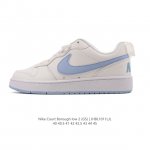 耐克 Nike Court Borough Low 2 Gs 小空军 低帮百搭透气休闲运动板鞋男鞋。经典耐用的设计，兼顾舒适脚感和出众风范，演绎匠心之作。结构性