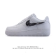 130 耐克 Nike Air Force 1 '07 Low 空军一号含气垫 小白鞋 低帮百搭厚底增高休闲运动板鞋。柔软、弹性十足的缓震性能和出色的中底设计，