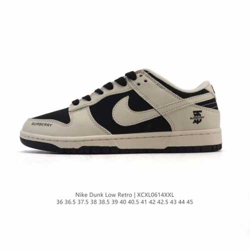 公司级 耐克 Nike Dunk Low Retro 运动鞋复古板鞋，作为 80 年代经典篮球鞋款，起初专为硬木球场打造，后来成为席卷街头的时尚标杆，现以经典细