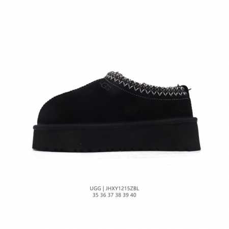 公司级 Ugg 棉拖 雪地靴 防水 俏皮可爱的百变造型， 美国轻奢品牌ugg 平底系列冬季雪地休闲保暖家居包头棉拖鞋。官方同步包装 检验标 材料采用原厂防污防水 - 点击图像关闭