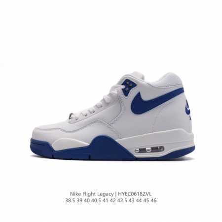 真标 耐克 Nike Nike 耐克男鞋篮球鞋经典高帮air Flight Legacy系带缓冲舒适气垫慢跑鞋。耐克air Flight是一个很古老而且庞大的系 - 点击图像关闭