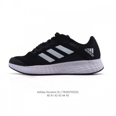 Adidas阿迪达斯官方Duramo Sl 男子训练备赛轻盈疾速网面跑步鞋。这款Adidas运动鞋，旨在伴你日常跑步。贴合设计，力求打造舒适脚感。从长距离户外跑