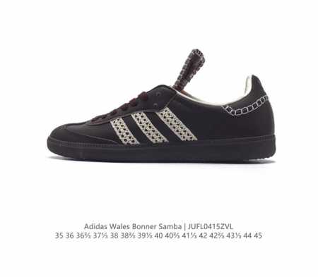 阿迪达斯 Adidas Samba新款 德训鞋 时尚休闲运动板鞋- Wales Bonner 的 Adidas Samba “Studded”亮相，Adidas - 点击图像关闭