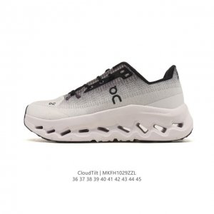 昂跑 On 训练鞋Cloudtitl 2025新品 男女同款防水缓震徒步鞋 厚底增高运动老爹鞋。缓震性能提升：Cloudtilt 采用了先进的缓震技术，能够有效