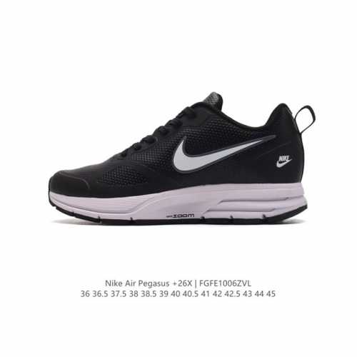 公司级 耐克 Nike Zoom Pegasus 26X 登月 飞马 厚底增高老爹鞋缓震疾速皮面透气跑鞋，舒适耐磨透气低帮设计打造时尚生活休闲鞋。在鞋底部分，搭