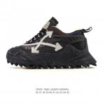 公司级Off-White C O Odsy-1000 Sneakers 登山靴 厚底增高老爹鞋 户外运动鞋 萃取灵感集合Ow所有标志Logo溶于鞋中极具辨识度
