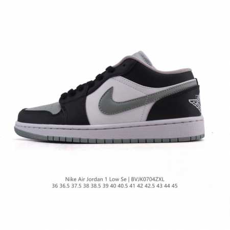 真标 耐克 乔丹Air Jordan 1 Low Aj1 乔1 乔丹1代Aj1 低帮复古文化休闲运动篮球鞋。从1985 年面世的元年款汲取设计灵感，采用简洁大方 - 点击图像关闭