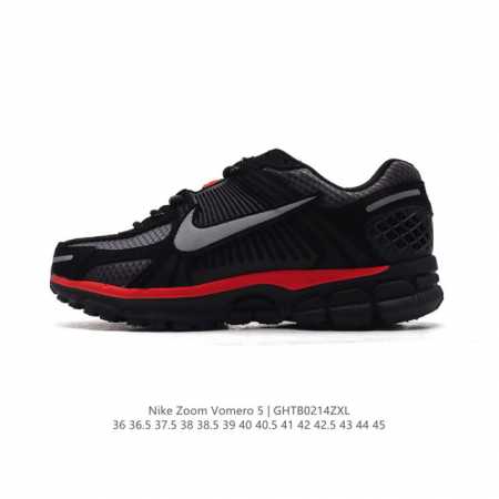 Nike 耐克夏季 Zoom Vomero 5 运动鞋休闲训练跑步鞋。Nike Zoom Vomero 5 男女子运动鞋妥帖包覆足部，提供透气支撑效果。耐穿材料 - 点击图像关闭