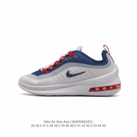 公司级 耐克 Nike Air Max Axis 男女子运动鞋气垫缓震轻便休闲运动跑步网面透气舒适日常慢跑鞋。时尚的无缝覆面和透气网眼布演绎时尚外观。流线型中底 - 点击图像关闭