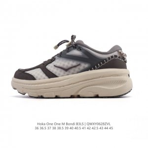 新品公司级 Hoka One One Bondi B3Ls联名运动鞋Hoka One One Bondi B3Ls 舒适防滑耐磨 低帮跑步鞋 男女同款运动鞋 出