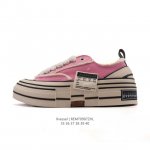 公司级 吴建豪个人新锐品牌Xvessel G.O.p Mule Slip On 重工解构厚底软木运动鞋 百搭乞丐风增高帆布面板鞋休闲女鞋 包头运动拖鞋，古法手工