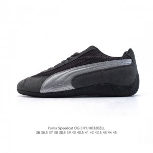 130 【公司级】Puma Speedca Og 彪马极速赛车系列低帮德训风拼接复古百搭休闲运动赛车鞋 鞋款从80、90年代赛车手所穿的防火赛车鞋为原型，鞋身线