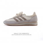 阿迪达斯Adidas Sl 72 Shoes 经典复古薄底运动鞋 T头鞋 三叶草复古休闲跑步鞋休闲运动鞋 这款经典运动鞋携复古型格，来访你的活力日常 采用舒爽帆