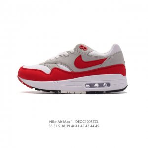 耐克 Nike Air Max 1 男女子气垫运动鞋 从法国建筑中汲取设计灵感，兼具运动风范和时尚格调，是此系列起初搭载 Air 的鞋款。疾速外观、经典缓震配置
