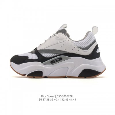 Dior 迪奥 高奢品牌 彰显高级气质 Dior 运动鞋低帮系列复古休闲鞋时尚慢跑鞋厚底老爹鞋圆头系带 运动跑鞋 生活休闲鞋 男女同款 时髦单品 时尚百搭 复古