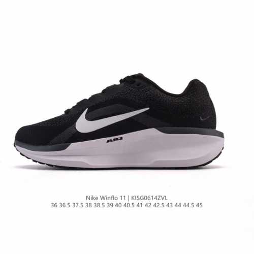 公司级 耐克 Nike 2025新款Zoom Winflo 11运动休闲轻便缓震气垫跑步鞋公路跑步鞋 飞线贾卡轻质透气休闲运动鞋。无论你是习惯每周畅跑的经验跑者