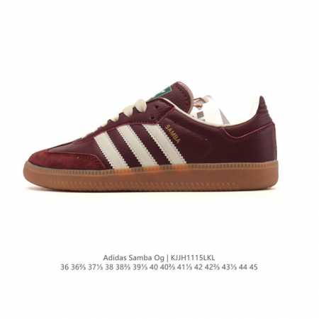 公司级 阿迪达斯 德训鞋 Adidas Originals Samba Og Shoes 经典运动鞋小白鞋 T头鞋 男女鞋 彰显休闲摩登风情的时尚经典鞋。它诞生 - 点击图像关闭
