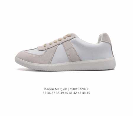 公司级 Maison Martin Margiela 马丁 马吉拉 德训休闲板鞋 牛皮革柔软细腻的特点与麋鹿皮的绒毛质感相结合 使其既有超高的柔软舒适度 又同时 - 点击图像关闭