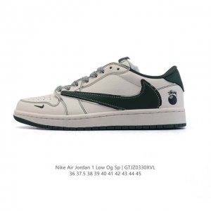 公司级 真标 耐克 Nike Air Jordan 1 Low Og Sp Military Blue Aj1乔1倒勾 2025年新款 蛇年新款 低帮篮球鞋 A