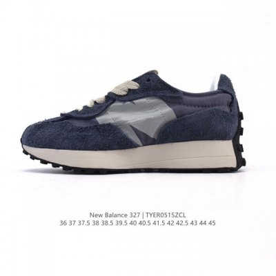 真标 Nb 新百伦 New Balance 327系列复古休闲运动慢跑鞋时尚男女运动鞋 以更纯粹的复古风格设计打造的全新造型 侧身还以解构设计 将 N 字标志以