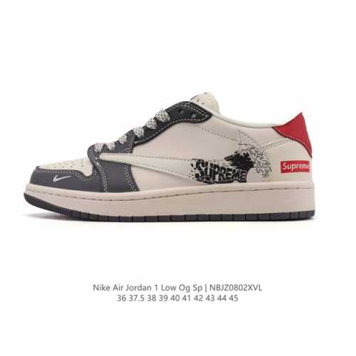 公司级 真标 耐克 Nike Air Jordan 1 Low Og Sp Military Blue Aj1乔1倒勾 2025年新款 蛇年新款 低帮篮球鞋 A