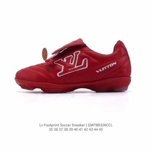 430 【新品公司级】路易威登 2025年新款足球鞋Lv Footprint 运动鞋 超大鞋舌 跑步鞋 训练鞋 Pharrell Williams 从跨越世代和