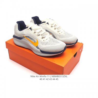 耐克 Nike 新款Zoom Winflo 11运动休闲轻便缓震气垫跑步鞋公路跑步鞋 飞线贾卡轻质透气休闲运动鞋。无论你是习惯每周畅跑的经验跑者，还是希望把兴趣