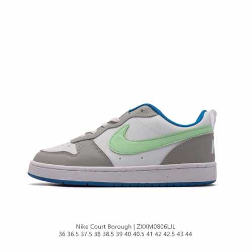 耐克 Nike Court Borough Low 小空军 低帮百搭透气休闲运动板鞋男女鞋 经典耐用的设计，兼顾舒适脚感和出众风范，演绎匠心之作。结构性的支撑贴