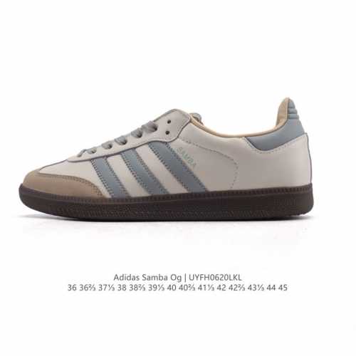 阿迪达斯 德训鞋 Adidas Originals Samba Og Shoes 经典运动鞋小白鞋 T头鞋 男女鞋 彰显休闲摩登风情的时尚经典鞋。它诞生于50年