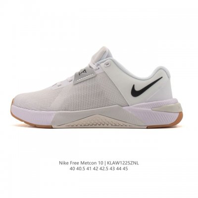 公司级 耐克Nike Metcon 10 男室内健身鞋低帮薄底健身运动鞋Hj1875 在后跟下方这一关键部位融入强韧 Hyperlift 外底，可在举重时有效提