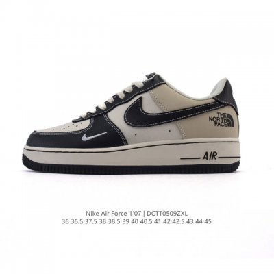 特价 耐克 Nike Air Force 1 '07 Low 空军一号含气垫 路易威登联名 小白鞋 低帮百搭厚底增高休闲运动板鞋。柔软、弹性十足的缓震性能和出色