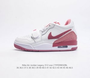 公司级头层皮耐克 Aj 乔丹 Air Jordan Legacy 312 Low 低帮男女运动鞋百搭篮球鞋 有着交错结合的设计 它的名字就展现出它所包含的鞋款元
