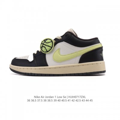 真标 耐克 乔丹Air Jordan 1 Low Aj1 乔1 乔丹1代Aj1 低帮复古文化休闲运动篮球鞋。从1985 年面世的元年款汲取设计灵感，采用简洁大方