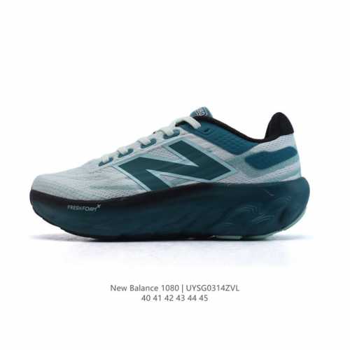 180 新百伦 New Balance Fresh Foam X 1080 V14 男款舒适缓冲跑步运动鞋。这款鞋将可靠的舒适性和高性能相结合，为日常穿着和比赛