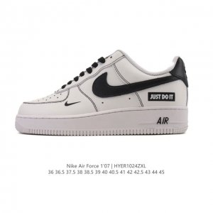 耐克 Nike Air Force 1 '07 Low 空军一号含气垫 低帮 小白鞋 百搭厚底增高休闲运动板鞋。柔软、弹性十足的缓震性能和出色的中底设计，横跨复