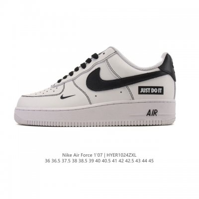 耐克 Nike Air Force 1 '07 Low 空军一号含气垫 低帮 小白鞋 百搭厚底增高休闲运动板鞋。柔软、弹性十足的缓震性能和出色的中底设计，横跨复