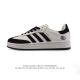 公司级 阿迪达斯 Adidas Originals Gazelle Indoor复古三叶草防滑透明橡胶板鞋经典运动鞋。这款经典鞋,忠于原版设计,缀撞色三条纹和鞋