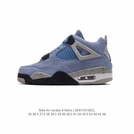 特价头层皮 耐克 Nike Air Jordan 4 Retro Og 中帮 迈克尔 乔丹aj4代乔4 复古休闲运动文化篮球鞋。秉承轻量化的速度型篮球鞋设计思想 - 点击图像关闭
