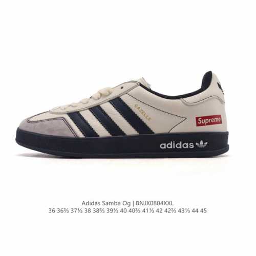 公司级 阿迪达斯 德训鞋 Adidas Originals Samba Og Shoes 经典运动鞋小白鞋 T头鞋 男女士板鞋 亮片 闪亮鞋面 彰显休闲摩登风情