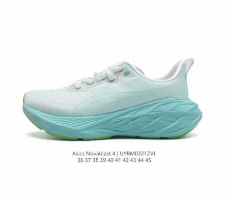 Asics 亚瑟士novablast4男女士运动鞋 缓震回弹透气耐磨跑鞋 一鞋一科技 Novablast 4 跑鞋中底同时实现厚软轻弹 主要科技 Ff Blas - 点击图像关闭