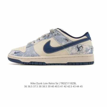 耐克 Nike Dunk Low Retro 运动鞋复古板鞋，作为 80 年代经典篮球鞋款，起初专为硬木球场打造，后来成为席卷街头的时尚标杆，现以经典细节和复古 - 点击图像关闭